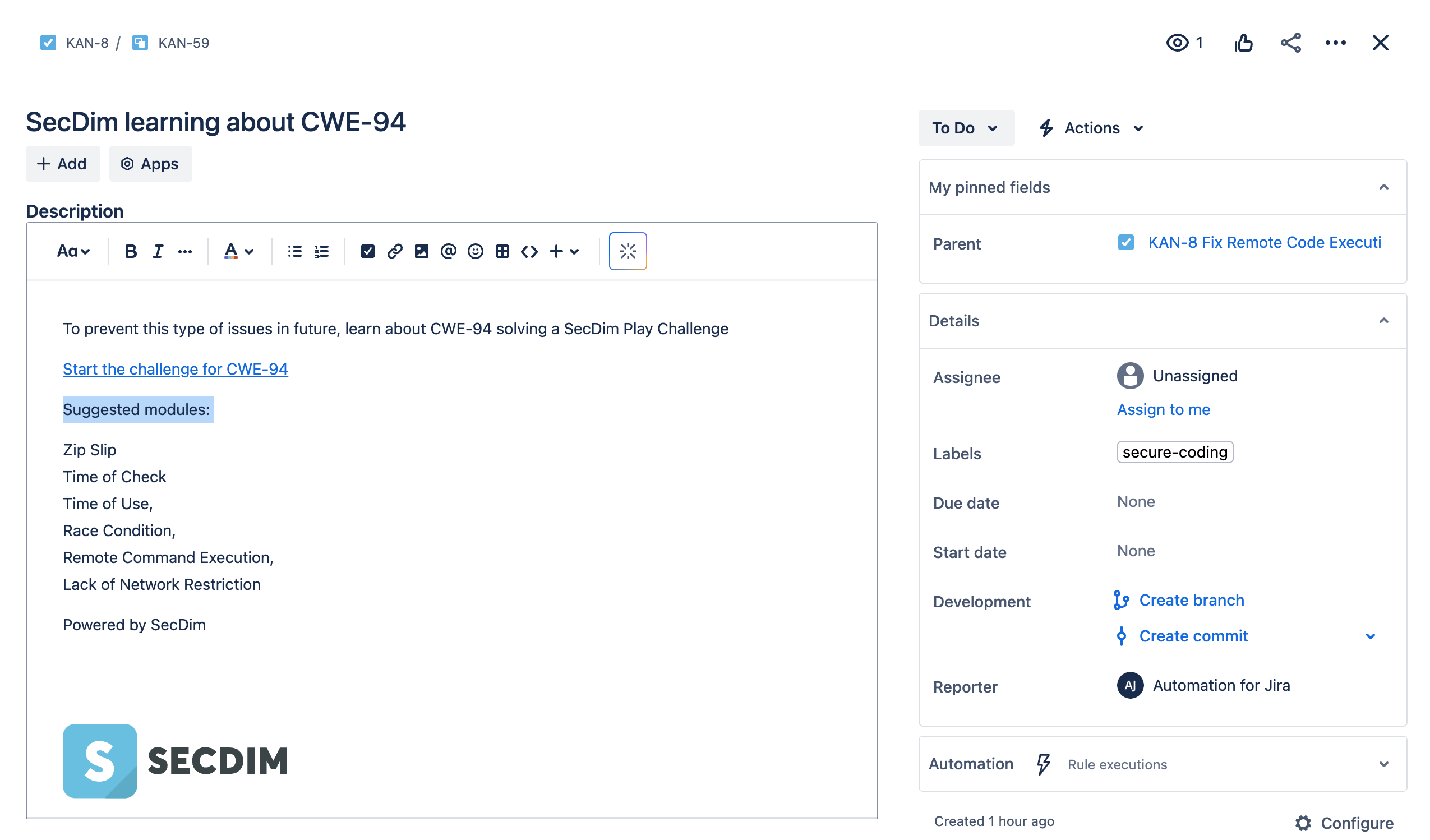 Jira App