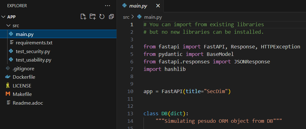 Python App Folder