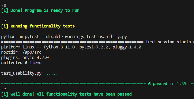 Usability Tests